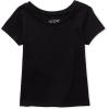 The Children’s Place Baby Girls’ and Toddler Basic Short Sleeve Layering T-Shirts(Multi Color 4-pack)