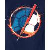 The Children’s Place boys 100% Cotton Long Sleeve Top and Pants, 2 Piece Pajama Set(Soccer)