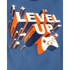 The Children’s Place boys 100% Cotton Short Sleeve Top and Shorts 2 Piece Pajama Set(Level Up Gamer)