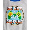 The Children’s Place boys Short Sleeve Top and Shorts Snug Fit 100% Cotton 4 Piece Pajama Set(Do Not Disturb Gamer)
