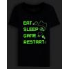 The Children’s Place boys Short Sleeve Top and Shorts Snug Fit 100% Cotton 4 Piece Pajama Set(Pixel Gaming)