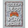 The Children’s Place boys Short Sleeve Top and Shorts Snug Fit 100% Cotton 4 Piece Pajama Set(Play More Gamer 2-pack)