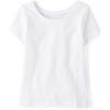 The Children’s Place Baby Girls’ and Toddler Basic Short Sleeve Layering T-Shirts(White Single)