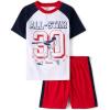 The Children’s Place boys Sleeve Top and Shorts,2 Piece Pajama Set(Baseball)