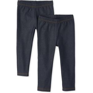 The Children’s Place Baby-Girls and Toddler Leggings 2-Pack(True Indigo 2-pack)