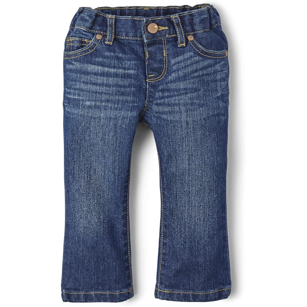 imageThe Childrens Place babygirls And Toddler Bootcut JeansIndigo