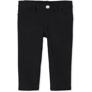 The Children’s Place Girls and Toddler Girl Super-Soft Stretch Denim Legging Jeans(Black)