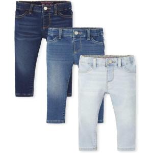 The Children’s Place Girls and Toddler Girl Super-Soft Stretch Denim Legging Jeans(Brooke Wash / Ice Wash / Reflection Blue Wash)