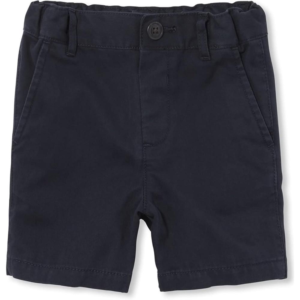 imageThe Childrens Place Baby Boys Chino ShortsNew Navy Single