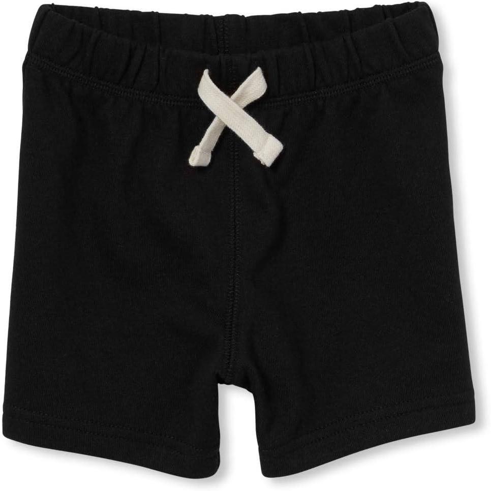 imageThe Childrens Place BabyBoys and Toddler Essential French Terry ShortsBlack Single