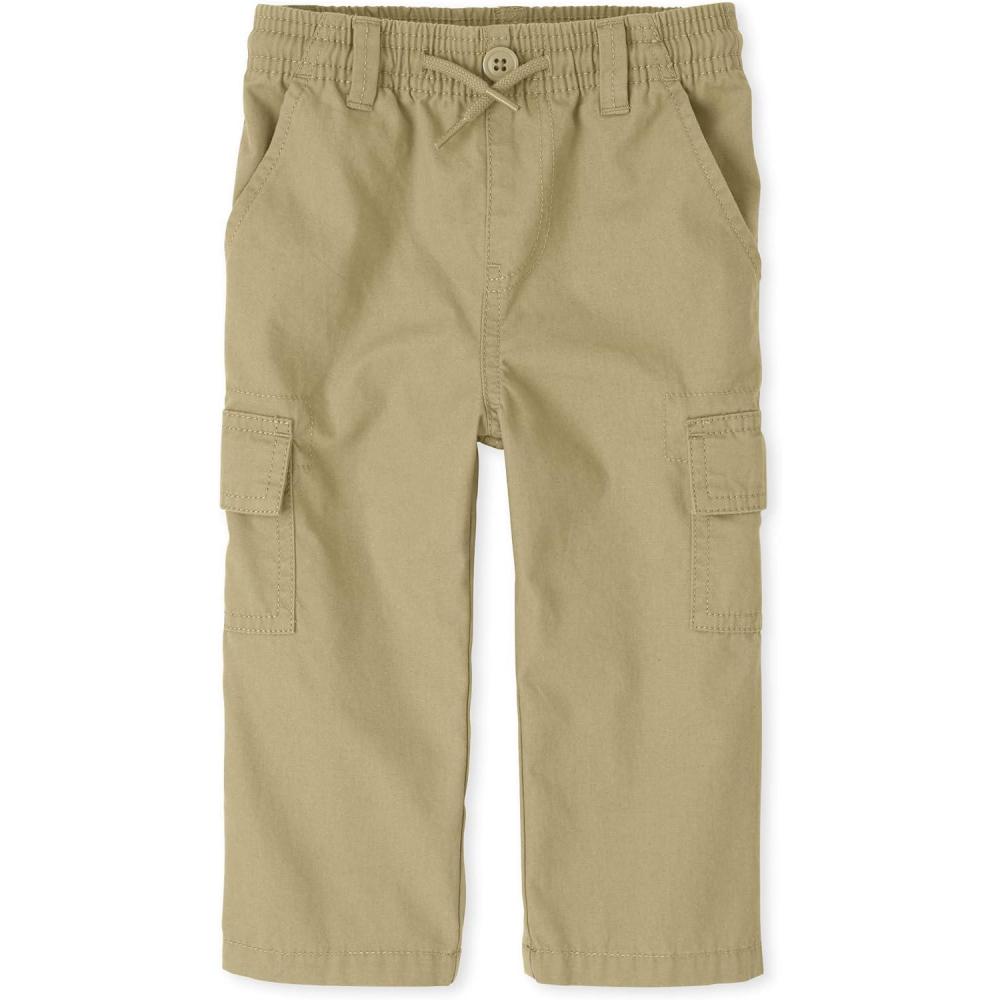 imageand Toddler Pull on Cargo PantsFlax