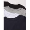 The Children’S Place Baby-Boys And Toddler Basic Long Sleeve Tee(Black/H Smoke/New Navy/White 4-pack)