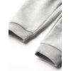 The Children’s Place Baby Boys’ Active Fleece Jogger Pants(Black/Smoke Gray)