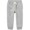 The Children’s Place Baby Boys’ Active Fleece Jogger Pants(Smoke Gray)