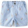The Children’s Place Baby Boys Chino Shorts(Blue Carrot Print)