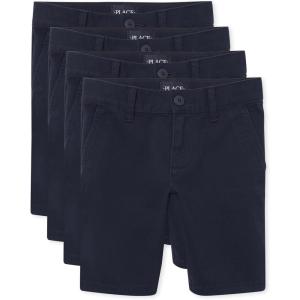 The Children’S Place Girls Chino Shorts(Tidal 4-pack)