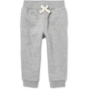The Children’s Place Baby Boys’ Active Fleece Jogger Pants(Smoke Gray)