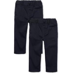 The Children’s Place Baby-Boys and Toddler Stretch Relaxed Straight Chino Pants,multipacks(New Navy 2-pack)