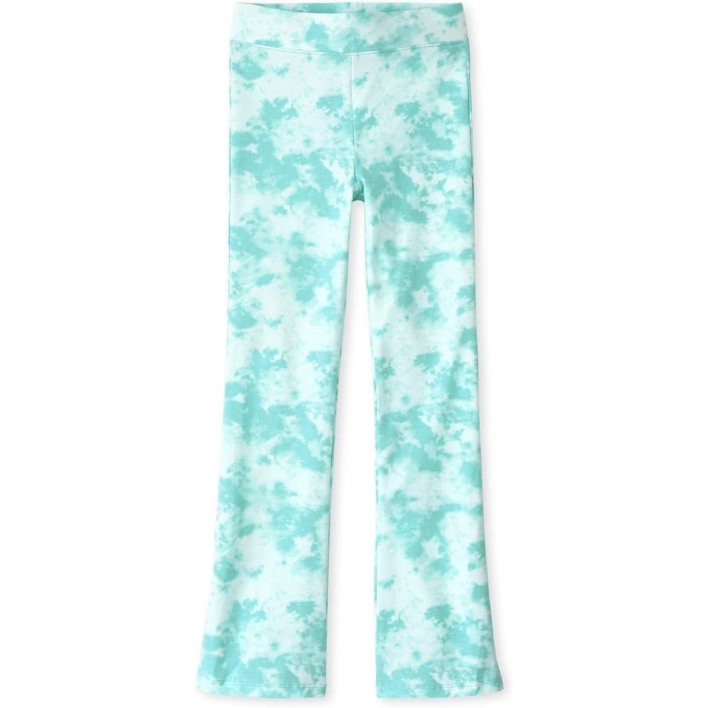 imageThe Childrens Place Girls Flare Legging PantsBlue Radiance Flare