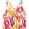 The Children’s Place,Short Sleeve Fashion Dress(Pink Yellow Floral)