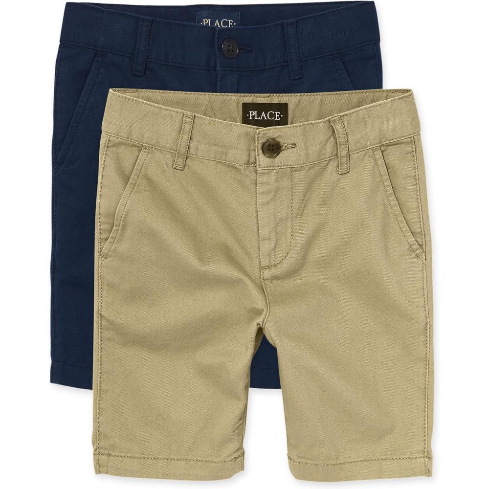 imageStretch Chino ShortsFlaxNew Navy 2pack