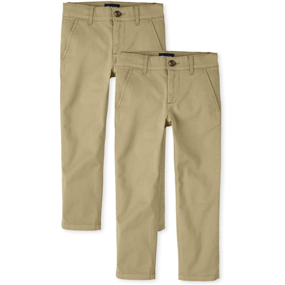 imageStretch Straight Chino PantsmultipacksKhaki 2pack