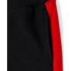 The Children’S Place Boys Active Fleece Jogger Sweatpants(Black Colorblock)