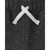 The Children’S Place Boys Active Fleece Jogger Sweatpants(Black Heathered)