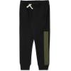The Children’S Place Boys Active Fleece Jogger Sweatpants(Sage Side Stripe)
