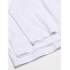 The Children’s Place Boys’ Basic V Neck T-Shirt 2 Pack(White 3-pack)