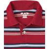 The Children’s Place Boys’ Multipack Short Sleeve Soft Jersey Knit Polos(Red Stripe)