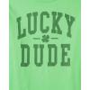 The Children’s Place Boys’ Short Sleeve Graphic T-Shirt Seasonal, Blue Egg Hunt Squad, Large(St Patricks Lucky Dude)