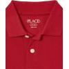 The Children’s Place Boys Short Sleeve Pique Polo, 3 Pack(Classic Red)