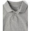 The Children’s Place Boys Short Sleeve Pique Polo, 3 Pack(Flame/Smoke/Black)