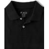 The Children’s Place Boys Short Sleeve Pique Polo, 3 Pack(Flame/Smoke/Black)