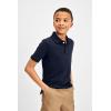 The Children’s Place Boys Short Sleeve Pique Polo, 3 Pack(Nautico/White)