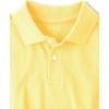 The Children’s Place Boys Short Sleeve Pique Polo, 3 Pack(Yellow/Smoke/Brook)