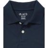 The Children’s Place boys Short Sleeve Soft Jersey Polo, Nautico/White, Small