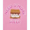 The Children’s Place girls Long Sleeve Top and Pants Snug Fit 100% Cotton 2 Piece Pajama Set(Need Smores Sleep)