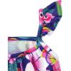 The Children’s Place girls Sleeveless Tank Top and Short 2 Piece Pajama Set(Purple Tropical)