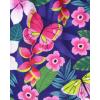 The Children’s Place girls Sleeveless Tank Top and Short 2 Piece Pajama Set(Purple Tropical)