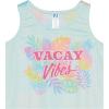 The Children’s Place girls Sleeveless Tank Top and Short 2 Piece Pajama Set(Vacay Vibes)