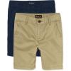 Stretch Chino Shorts(Flax/New Navy 2-pack)