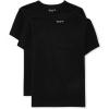 The Children’s Place Boys’ Basic V Neck T-Shirt 2 Pack(Black 2-pack)