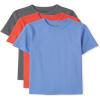 The Children’s Place Boys’ Basic V Neck T-Shirt 2 Pack(Multi Clr)