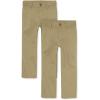 The Children’s Place Boys Chino Pants(Flax 2-pack)