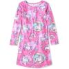 The Children’s Place Girls’ Long Sleeve Nightgown(Neon Peony Unicorn)