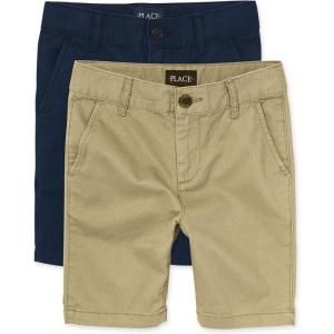 Stretch Chino Shorts(Flax/New Navy 2-pack)