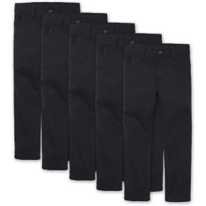 Stretch Straight Chino Pants,multipacks(New Navy 5-pack)