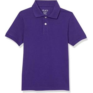 The Children’s Place Baby and Toddler Boys Short Sleeve Polo Shirt(Regal Violet)